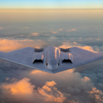B-2 Spirit Stealth Bomber (Clouds) POSTER 24 X 36 Inches U.S. Military Aircraft