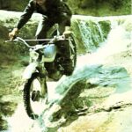 BULTACO MOTOCROSS MX DOWN THE WATER FALL POSTER 24 X 36 INCH Sweet!