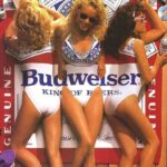 Budweiser Ad Bikini 1980s POSTER 24 X 18 Inches Nice Wall Art