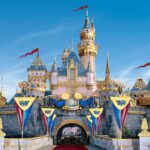 DISNEYLAND CASTLE AT 50 YEARS 24 X 36 Inches Beautiful!