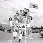 Daytona Beach Lifegaurds 1949 Vintage POSTER 24 X 24 Inches Wall Art.