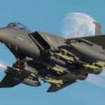 F-15E Strike Eagle (Fires Missile) POSTER 24 X 36 Inches U.S. Military Aircraft