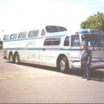 Greyhound Scenicruiser Los Angeles 1993 (Art Melni) Poster 24 X 36 Inch Nice!