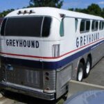 Greyhound Super Scenicruiser 0807 (Rear) 1956  Poster 24 X 36 Inch