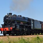 LMS Stanier Class 5 4-6-0 - LMS Black 5 Train 44767  POSTER 24 X 18 Inches Nice!