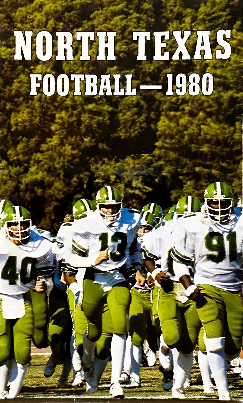 NORTH-TEXAS-FOOTBALL-1980-Mean-Green-24-X-18-Inches-Wall-Art-127371863102 NORTH TEXAS FOOTBALL 1980 (Mean Green) 24 X 18 Inches Wall Art - Image 1
