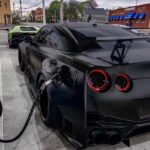 Nissan R35 GTR (Gassing Up) POSTER 24 X 36 INCH Looks Sweet!