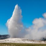 Old Faithful Geyser in Yellowstone POSTER 24 X 18 Inches Wall Art