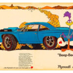 Plymouth Beep Beep Road Runner POSTER 24 X 36 Inches SWEET!