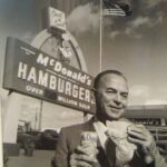 Ray Kroc McDonalds 24X18 Vintage POSTER 24 X 24 Inches Wall Art