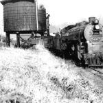 Reading Company Locomotive No. 204 Taking On Water 1950's POSTER 24 X 36 Inches