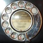 Rotary Dial Phone 60s POSTER 24 X 24 Inches Wall Art