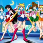 Sailor Moon All Five Main Guardians Posing POSTER 24 X 18" SWEET!