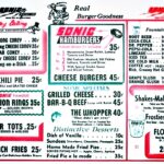 Sonic Drive In Menu 1959 POSTER 24 X 18 Inches Nice Wall Art