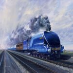 The 4468 Mallard Locomotive (Impressive) POSTER 24 X 36 Inches Nice!