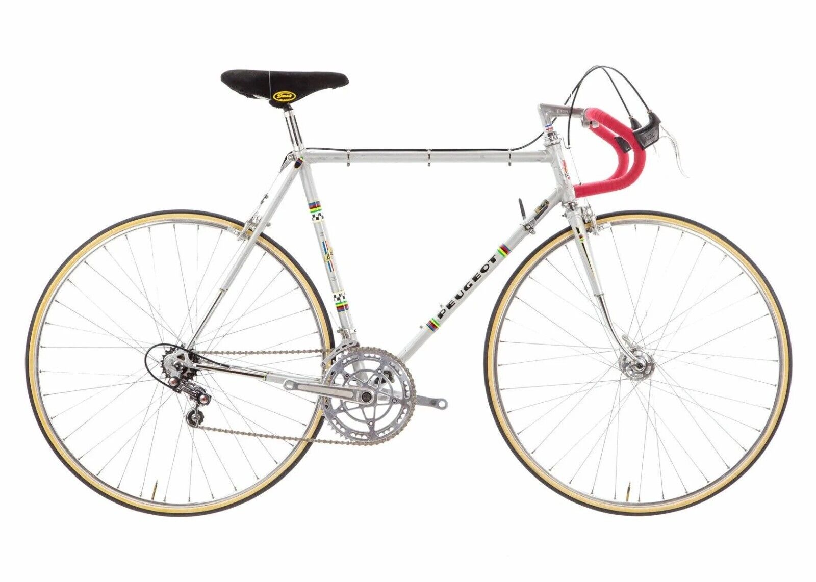 Vintage-1976-Peugeot-PX-10-Bicycle-White-POSTER-24-X-36-INCH-WALL-ART-126723801242 Vintage 1976 Peugeot PX-10 Bicycle (White) POSTER 24 X 36 INCH WALL ART! - Image 1