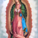 Virgen De Guadalupe Clouds POSTER 24 X 36 INCH Catholic ACTS SAINTS