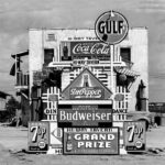 1939 HIGHWAY TAVERN Crystal City Texas DEPRESSION ERA POSTER 24 X 24 INCH Art!
