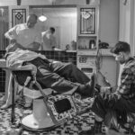 1940s BARBER SHOP (Shave-Shoe Shine) POSTER 13 X 19 INCH Sweet Wall Art!