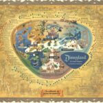 1956 Disneyland Map REPRODUCTION POSTER 24 X 36 Inches Looks beautiful