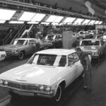 1965 Chevrolet Impala Assembly Line POSTER 24 X 18 INCHES Vintage!