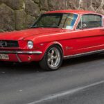 1966 Ford Mustang (Red) POSTER 24 X 36 INCH Nice Wall Art!