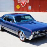1967 Oldsmobile Cutlass (Blue Red Stripes) POSTER 24 X 36 INCH Sweet!