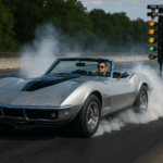 1968 Chevrolet Corvette Convertible Grey Dragstrip POSTER 24 X 36 INCH Sweet!