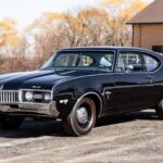 1968 Oldsmobile Cutlass (Black Front Angle) POSTER 24 X 36 INCH Sweet!