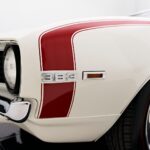 1969 Chevrolet Camaro SS White Engine Badge POSTER 24 X 36 INCH Sweet!