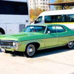 1969 Chevrolet Impala Sport Sedan (Green) 24 X 36 INCH Beautiful Machine!