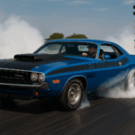 1970 DODGE CHALLENGER TA Drag Strip Burnout POSTER 24 X 36 INCH Sweet!