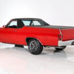 1972 Chevy El Camino Red Muscle Car Poster 24x36 Vintage Collector Wall Art Rare