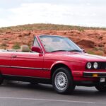 1989 BMW 325i Red POSTER 24 X 36 INCH Looks Sweet!