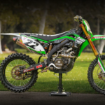 2014 Kawasaki SR450F Motorcycle POSTER 24 X 36 INCH Sweet!