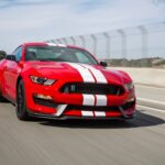 2016 Ford Shelby GT350 Mustang (RED MOTION) POSTER 24 X 36 INCH Looks Awesome!