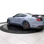 2022 Ford Mustang Shelby GT500 Light Blue (Rear Angle) POSTER 24 X 36 INCH Sweet