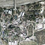 ARIAL VIEW ASTROWORLD Map POSTER 24 X 24 Inches beautiful Nostalgia HOUSTON TX