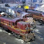 Alco RS-3 Diesel Locomotive (Cross Over) POSTER 24 X 36 Inches Nice!