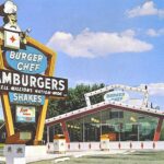Burger Chef 1957 POSTER 24 X 18 Inches NICE!
