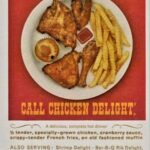 Chicken Delight Ad 70s 24X18 Vintage POSTER 24 X 24 Inches Wall Art