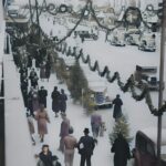 Christmas Shopping 1940's POSTER 24 X 18 Inches NICE! Wall Art