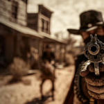 Cowboy Due (Gun Barrell) POSTER 24 X 18 Inches Nice Wall Art