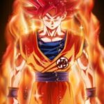 Dragon Ball Super Goku Super Saiyan God Red SSJG POSTER 24 X 18" SWEET!
