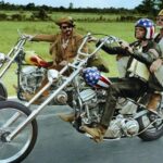 Easy Rider Fonda Hopper Nicholson on Harley Motorcycle POSTER 24 X 36 INCH Nice!