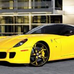 Ferrari 599 GTB Fiorano (Yellow) POSTER 24 X 36 INCH Looks Sweet!