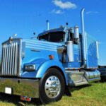 Kenworth W900L (Front Side) POSTER 24 X 18 INCHES Big Rig