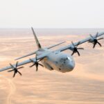 Lockheed Martin C130J Super Hercules POSTER 24 X 36 Inches Military Aircraft