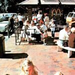 McDonald's Outside Dining 1970s POSTER 24 X 18 Inches Nice Wall Art!