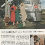 New York Centrals Railroad Ad 1947 (All Together) POSTER 24 X 36 Inches Nice!